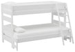 Elements International Cali Kids Twin over Full Bunk Bed with Ladder in White image
