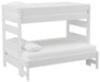Elements International Cali Kids Twin over Full Bunk Bed in White image
