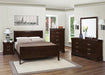 Louis Philippe 4 & 5 Piece Panel Bedroom Set with High Headboard E.king & Full - American Home Express Outlet (San Antonio, TX)