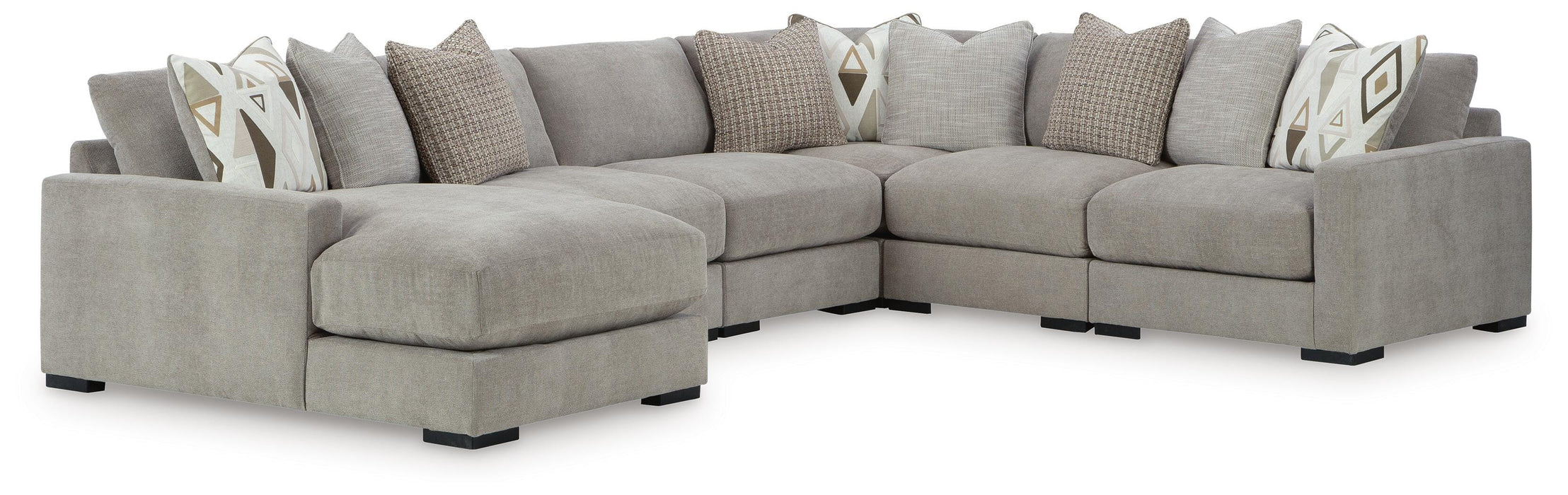 Aslan Court Sectional with Chaise - American Home Express Outlet (San Antonio, TX)