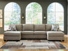 Newellen Sectional with Double Chaise - American Home Express Outlet (San Antonio, TX)