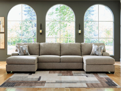 Newellen Sectional with Double Chaise - American Home Express Outlet (San Antonio, TX)
