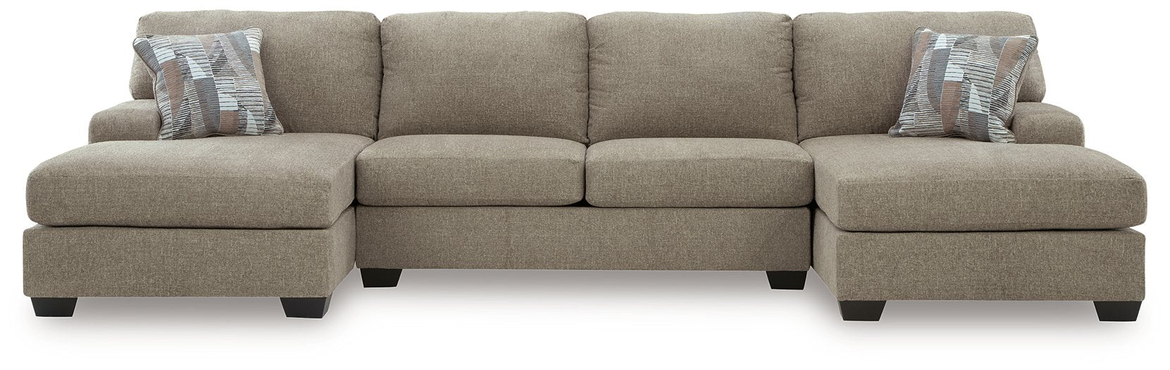 Newellen Sectional with Double Chaise - American Home Express Outlet (San Antonio, TX)