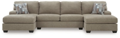 Newellen Sectional with Double Chaise - American Home Express Outlet (San Antonio, TX)