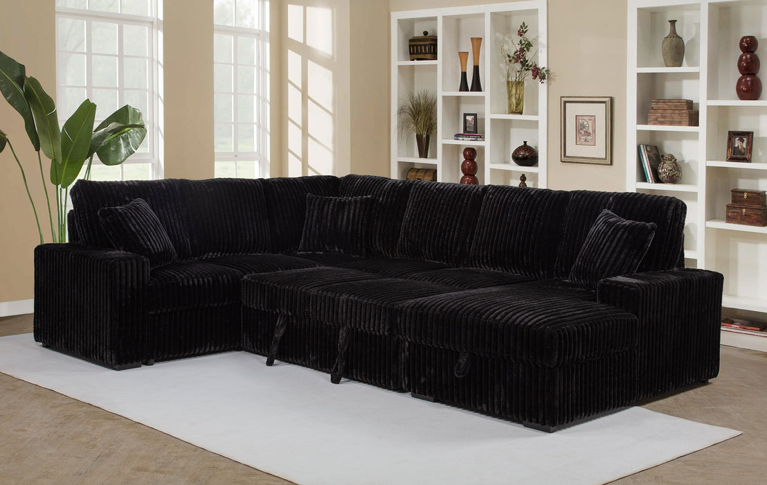 Devonshire Pull-Out Sleeper Sectional Sofa - American Home Express Outlet (San Antonio, TX)