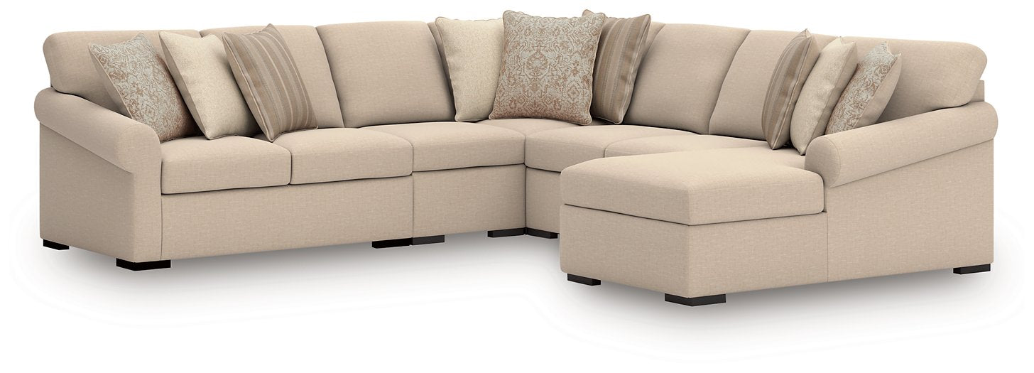 LadyMae Sectional with Chaise - American Home Express Outlet (San Antonio, TX)