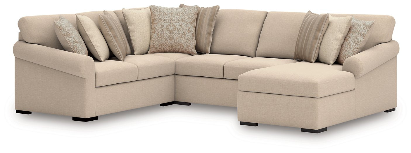 LadyMae Sectional with Chaise - American Home Express Outlet (San Antonio, TX)
