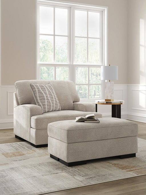 High Profile Chair & Ottoman Living Room Set - American Home Express Outlet (San Antonio, TX)