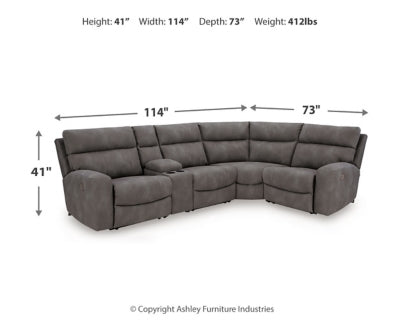 Next-Gen DuraPella Power Reclining Sectional - American Home Express Outlet (San Antonio, TX)