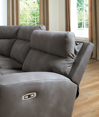 Next-Gen DuraPella Power Reclining Sectional - American Home Express Outlet (San Antonio, TX)