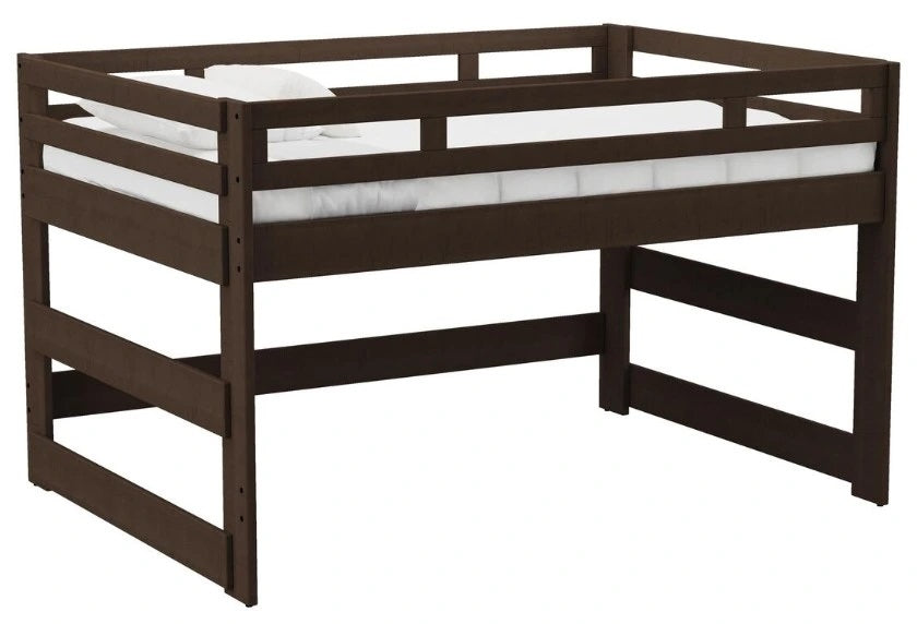 Elements International Cali Kids Full Junior Loft Bed in Brown image