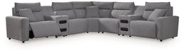Modmax II Power Reclining Sectional with Audio Consoles - American Home Express Outlet (San Antonio, TX)