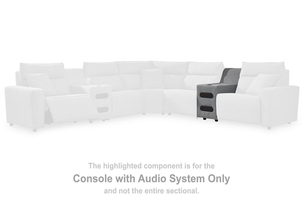 Modmax Reclining Sectional with Audio Consoles