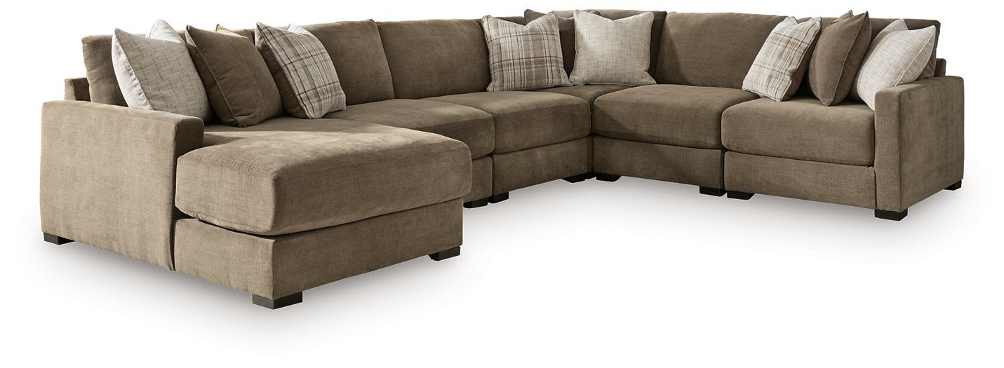 Camellia-Court Sectional with Chaise - American Home Express Outlet (San Antonio, TX)