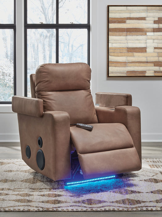 Lorrenton Power Glider Recliner with Audio System - American Home Express Outlet (San Antonio, TX)