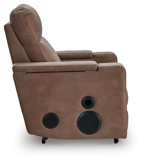 Lorrenton Power Glider Recliner with Audio System - American Home Express Outlet (San Antonio, TX)