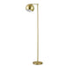 Linnea 1-light Dome Shade Floor Lamp Brass image