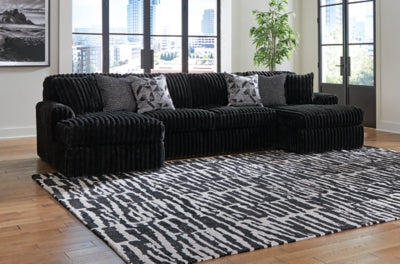 Midnight-Madness Sectional with Chaise - American Home Express Outlet (San Antonio, TX)