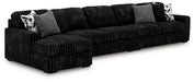 Midnight-Madness Sectional with Chaise - American Home Express Outlet (San Antonio, TX)
