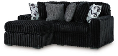 Midnight-Madness Sectional with Chaise - American Home Express Outlet (San Antonio, TX)