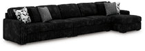 Midnight-Madness Sectional with Chaise - American Home Express Outlet (San Antonio, TX)