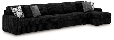 Midnight-Madness Sectional with Chaise - American Home Express Outlet (San Antonio, TX)