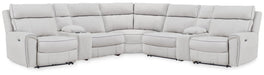 Social Pointe Reclining Sectional with Storage Consoles - American Home Express Outlet (San Antonio, TX)