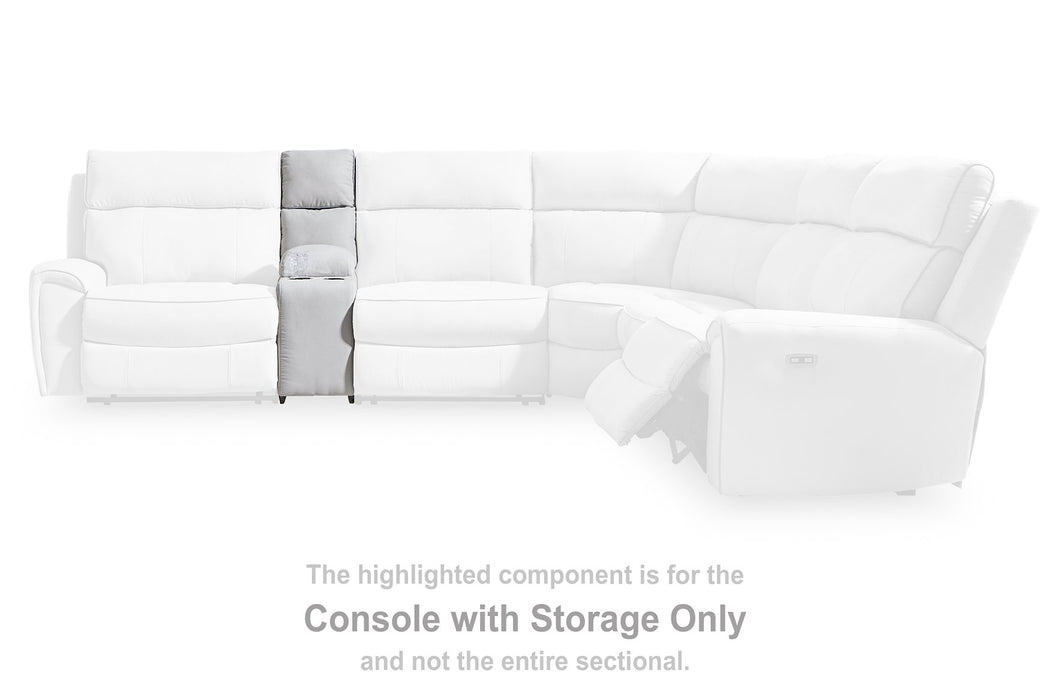 Social Pointe Reclining Sectional with Storage Consoles - American Home Express Outlet (San Antonio, TX)
