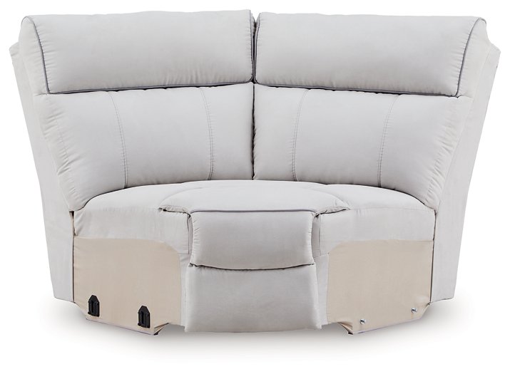 Social Pointe Reclining Sectional with Storage Consoles - American Home Express Outlet (San Antonio, TX)