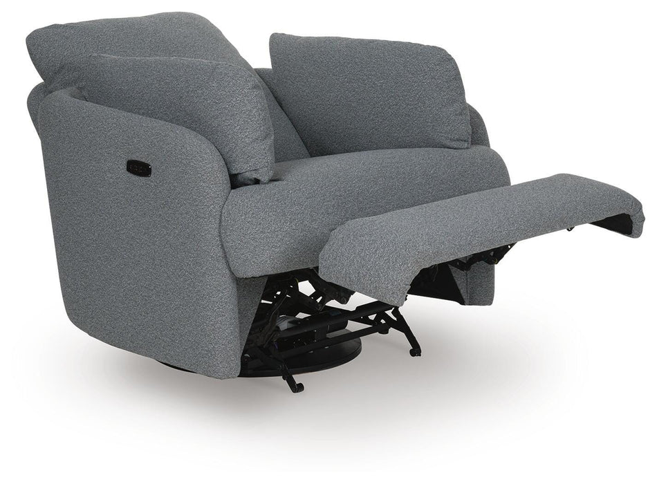 Alainmont Next-Gen Nuvella Swivel Power Recliner - American Home Express Outlet (San Antonio, TX)