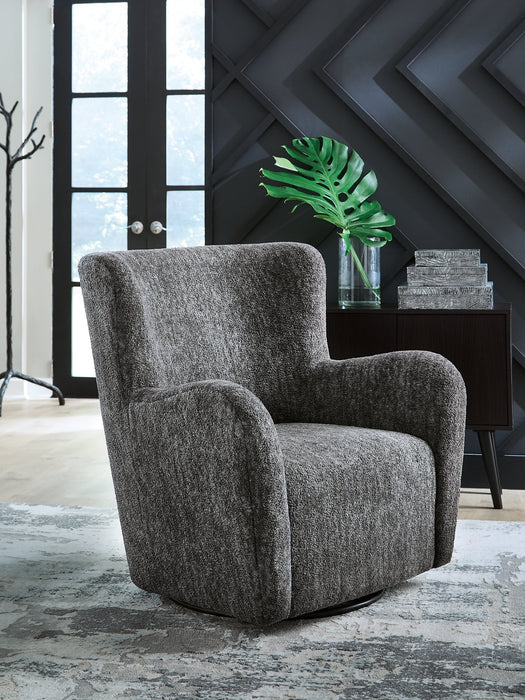 Rowenburg Swivel Glider Accent Chair - American Home Express Outlet (San Antonio, TX)