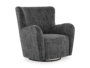 Rowenburg Swivel Glider Accent Chair - American Home Express Outlet (San Antonio, TX)