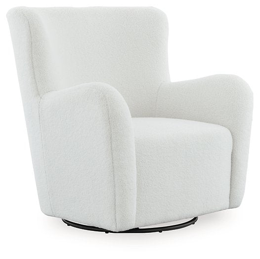 Rowenburg Swivel Glider Accent Chair - American Home Express Outlet (San Antonio, TX)