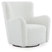 Rowenburg Swivel Glider Accent Chair - American Home Express Outlet (San Antonio, TX)