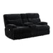 Admiral 3PC Living Room Set in Masis Black-Sofa, Loveseat & Recliner - American Home Express Outlet (San Antonio, TX)