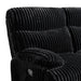 Admiral 3PC Living Room Set in Masis Black-Sofa, Loveseat & Recliner - American Home Express Outlet (San Antonio, TX)