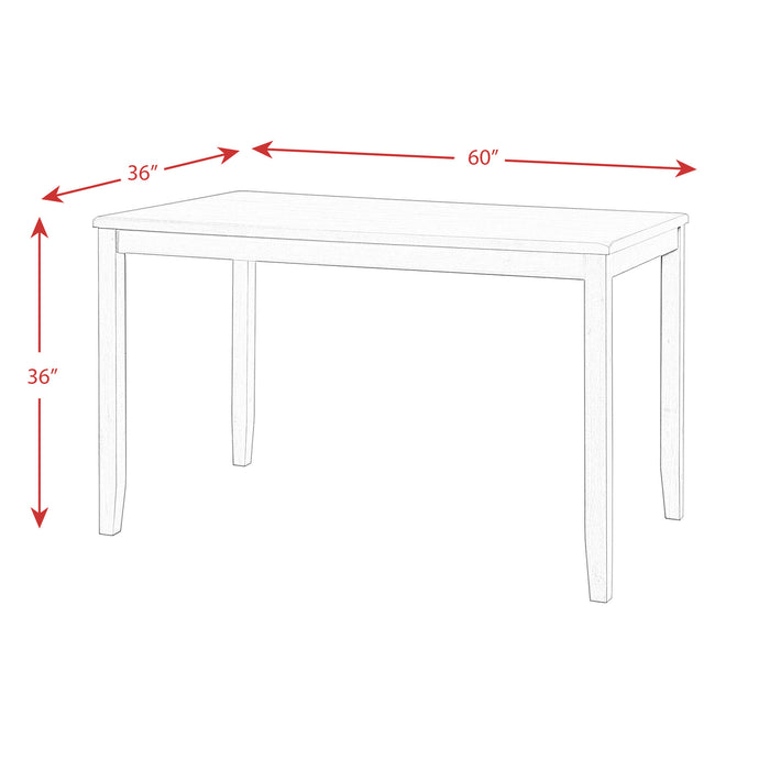Alex 60" 7Pc Counter Dining Set - American Home Express Outlet (San Antonio, TX)