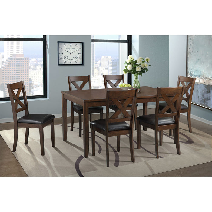 Alex 60" 7pcs Dining Set - American Home Express Outlet (San Antonio, TX)