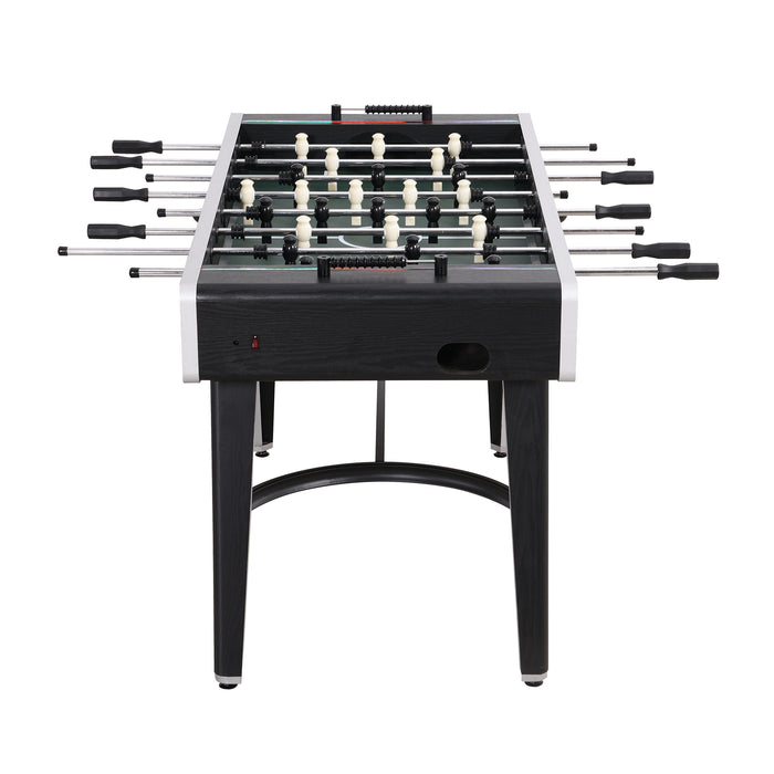 Amaya Indoor Foosball with LED in Black (3A Packing)