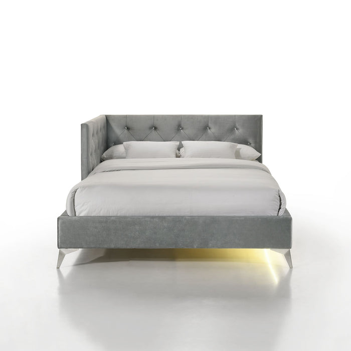 Amberley UPH Corner Bed with LED and USB - American Home Express Outlet (San Antonio, TX)