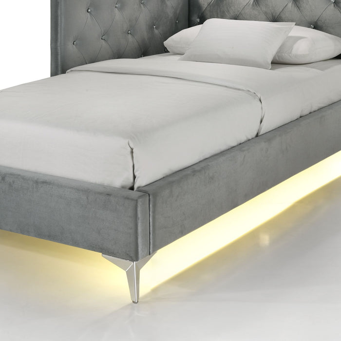 Amberley UPH Corner Bed with LED and USB - American Home Express Outlet (San Antonio, TX)