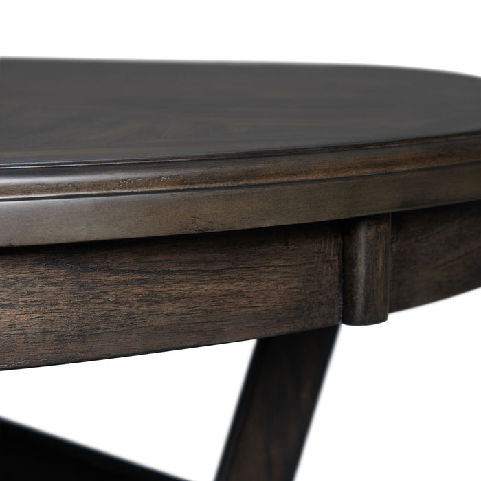 Amherst Counter Table w/Wood Leg Dark Finish - American Home Express Outlet (San Antonio, TX)