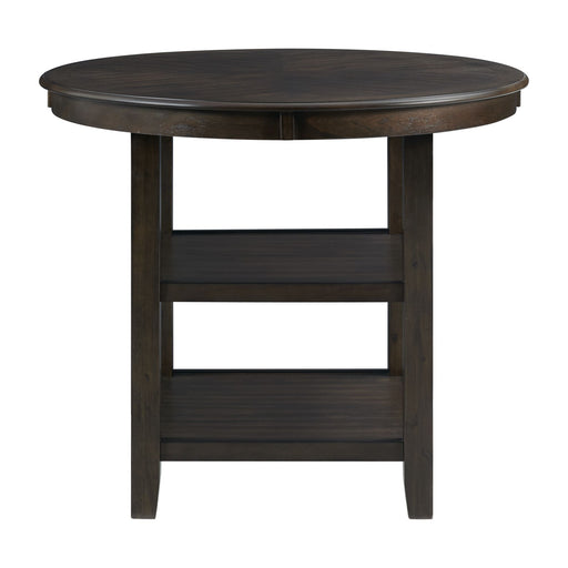 Amherst Counter Table w/Wood Leg Dark Finish - American Home Express Outlet (San Antonio, TX)