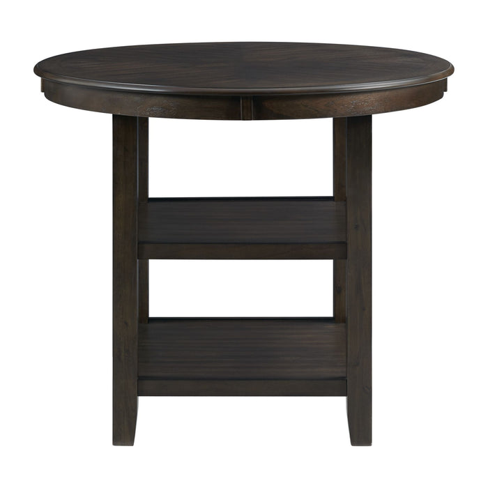 Amherst Counter Table w/Wood Leg Dark Finish - American Home Express Outlet (San Antonio, TX)