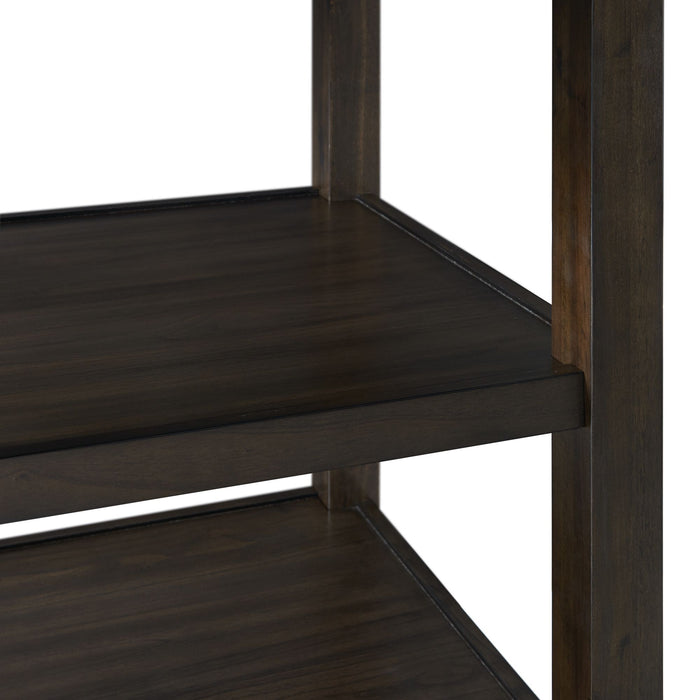 Amherst Counter Table w/Wood Leg Dark Finish - American Home Express Outlet (San Antonio, TX)