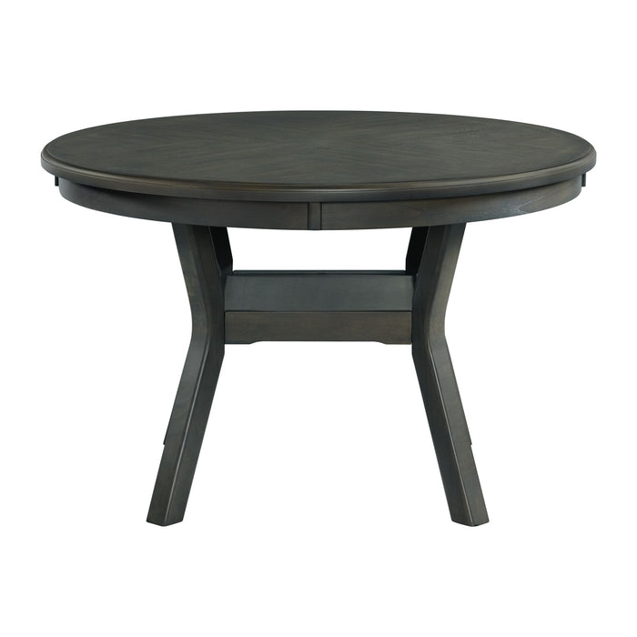 Amherst Dining Table w/Wood Leg Grey Finish