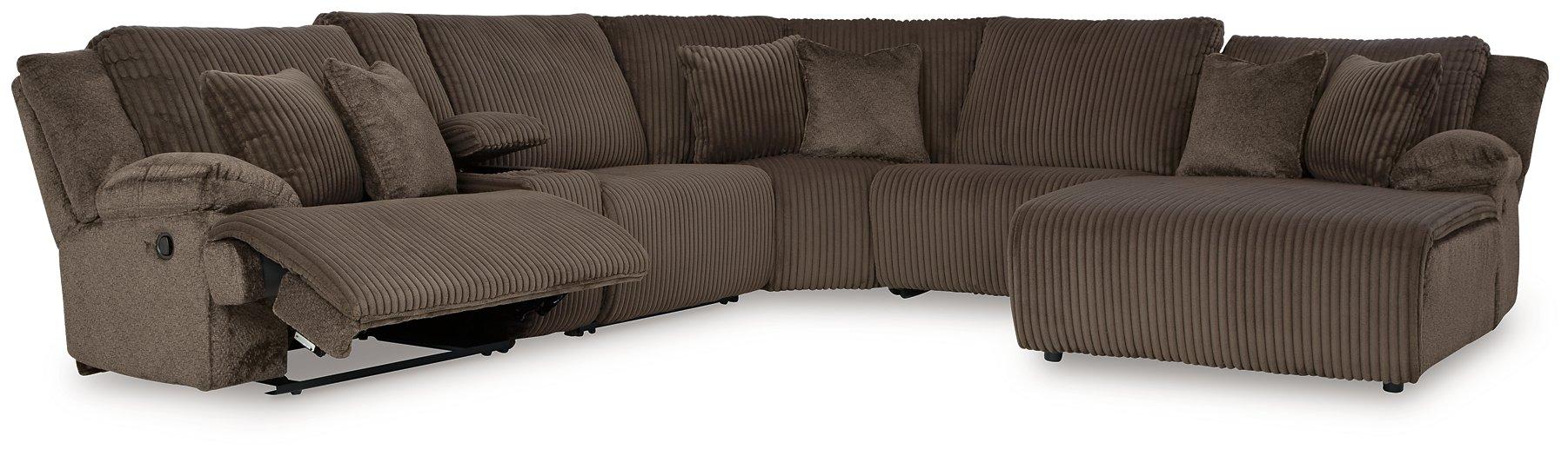 Top Tier Reclining Sectional with Chaise - American Home Express Outlet (San Antonio, TX)