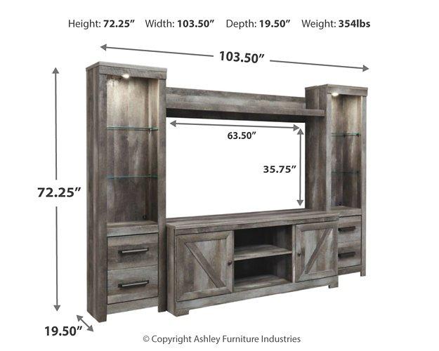 Wynnlow 4-Piece Entertainment Center