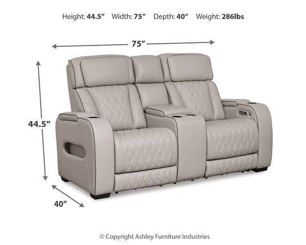 Boyington Power Reclining Loveseat with Console - American Home Express Outlet (San Antonio, TX)
