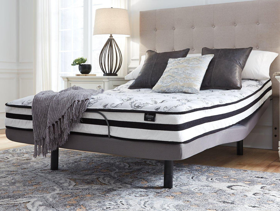 8 Inch Chime Innerspring Mattress Set - American Home Express Outlet (San Antonio, TX)